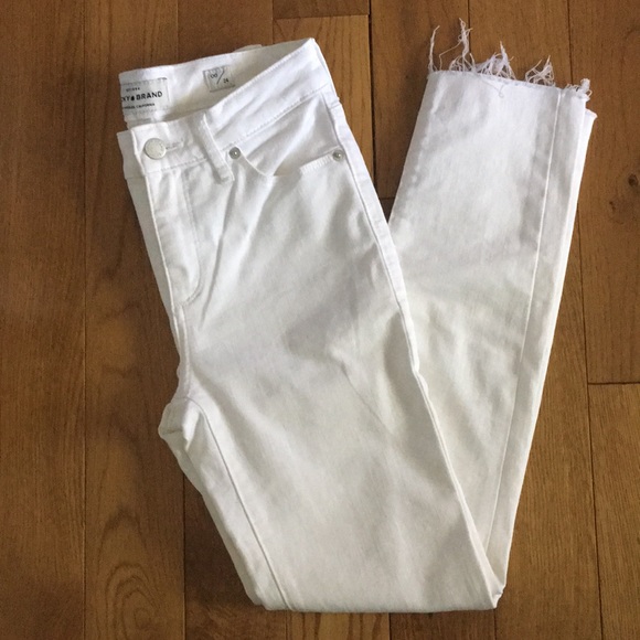 Lucky Brand White High-rise Cropped Jeans - Picture 4 of 4
